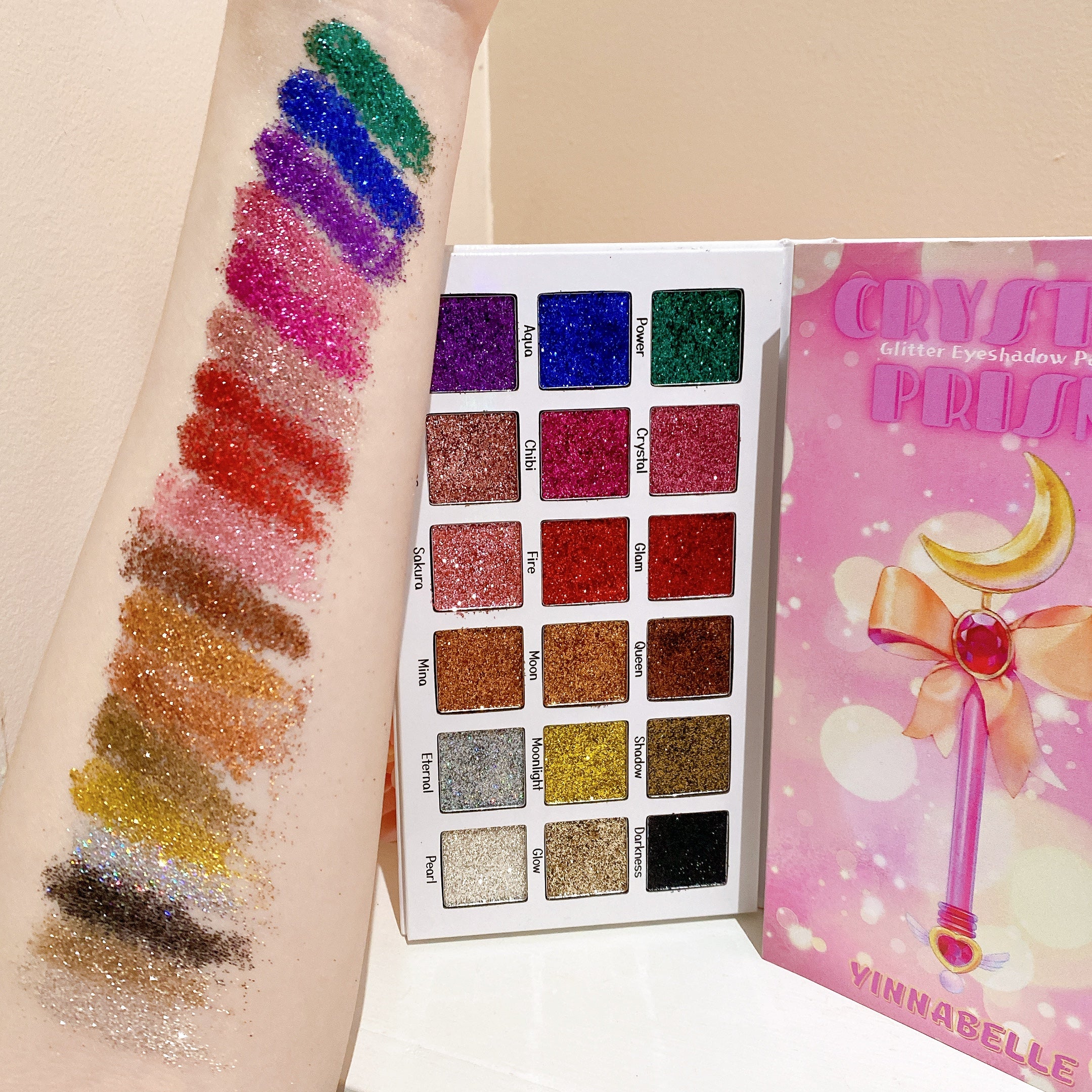 Crystal Prism Magical All Glitters Eyeshadow Palette