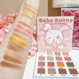 Boba Bunny Milk Tea Eyeshadow Makeup