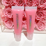Pink Candy lipgloss handmade, vegan, jelly texture lipgloss squeeze tube