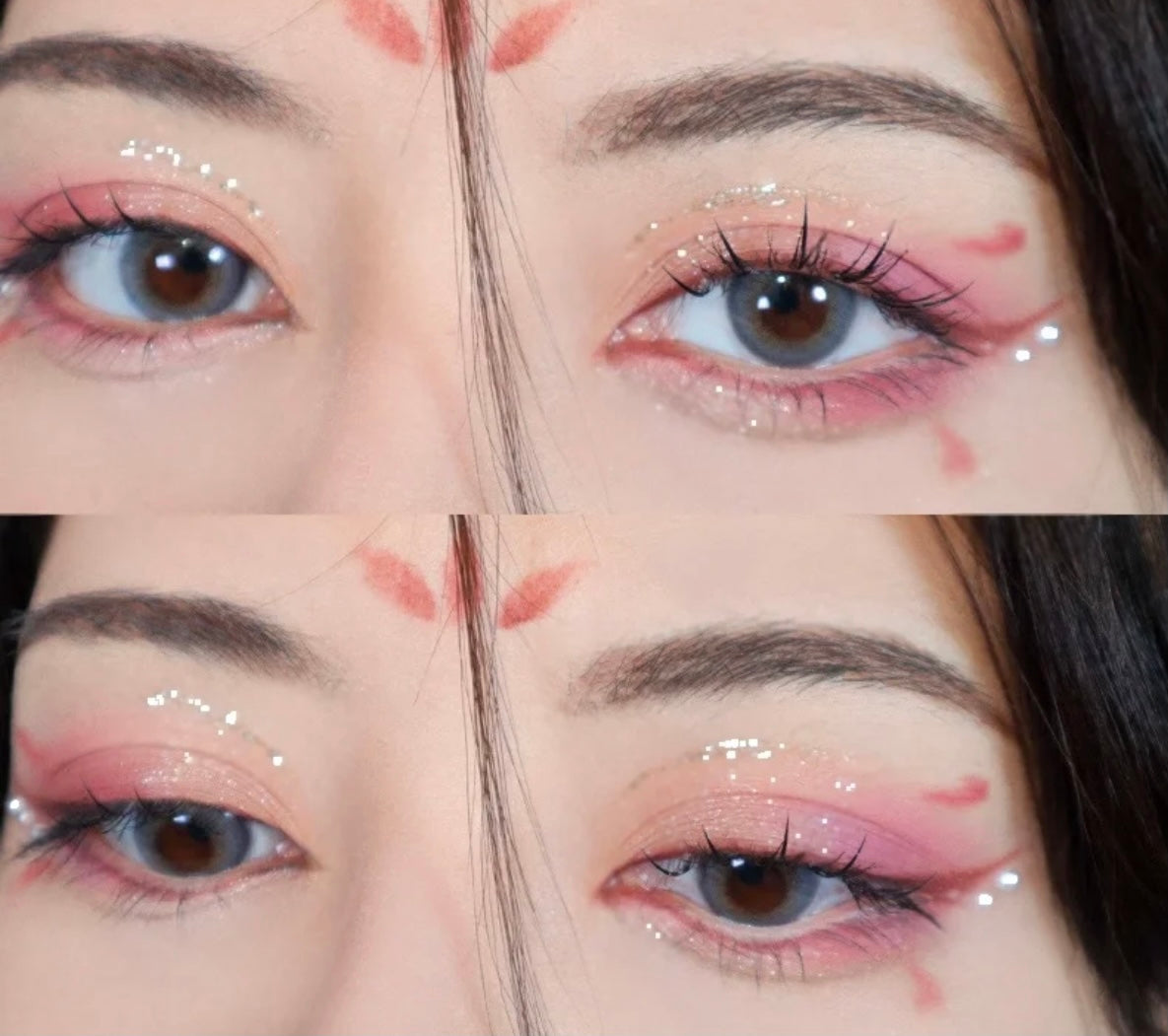 Korean Big Eye Circle Lenses Korean Skin Care  Makeup  More in  wwwuniqsocom Anime Makeup Tutorial using Dolly Eye Crayon Blue Lenses