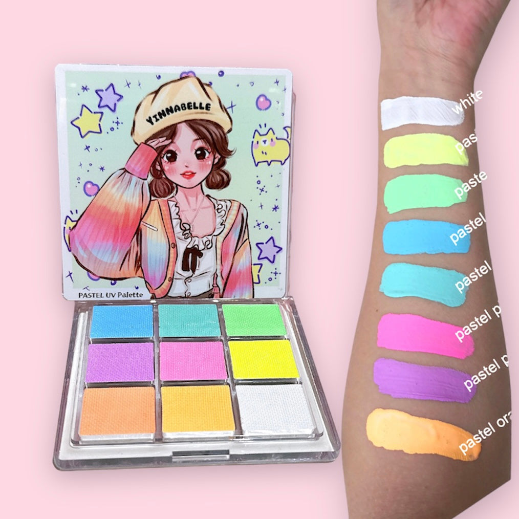 Neon Water-Activated Eyeliner Palette: Vegan and Cruelty-Free
