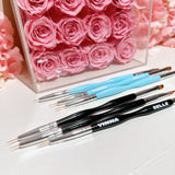 Double ended water activated eyeliner brush set, nail art brushes