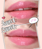 Sweet Rose lipgloss, Rosy nude watermelon scented lipgloss, high shine lipgloss