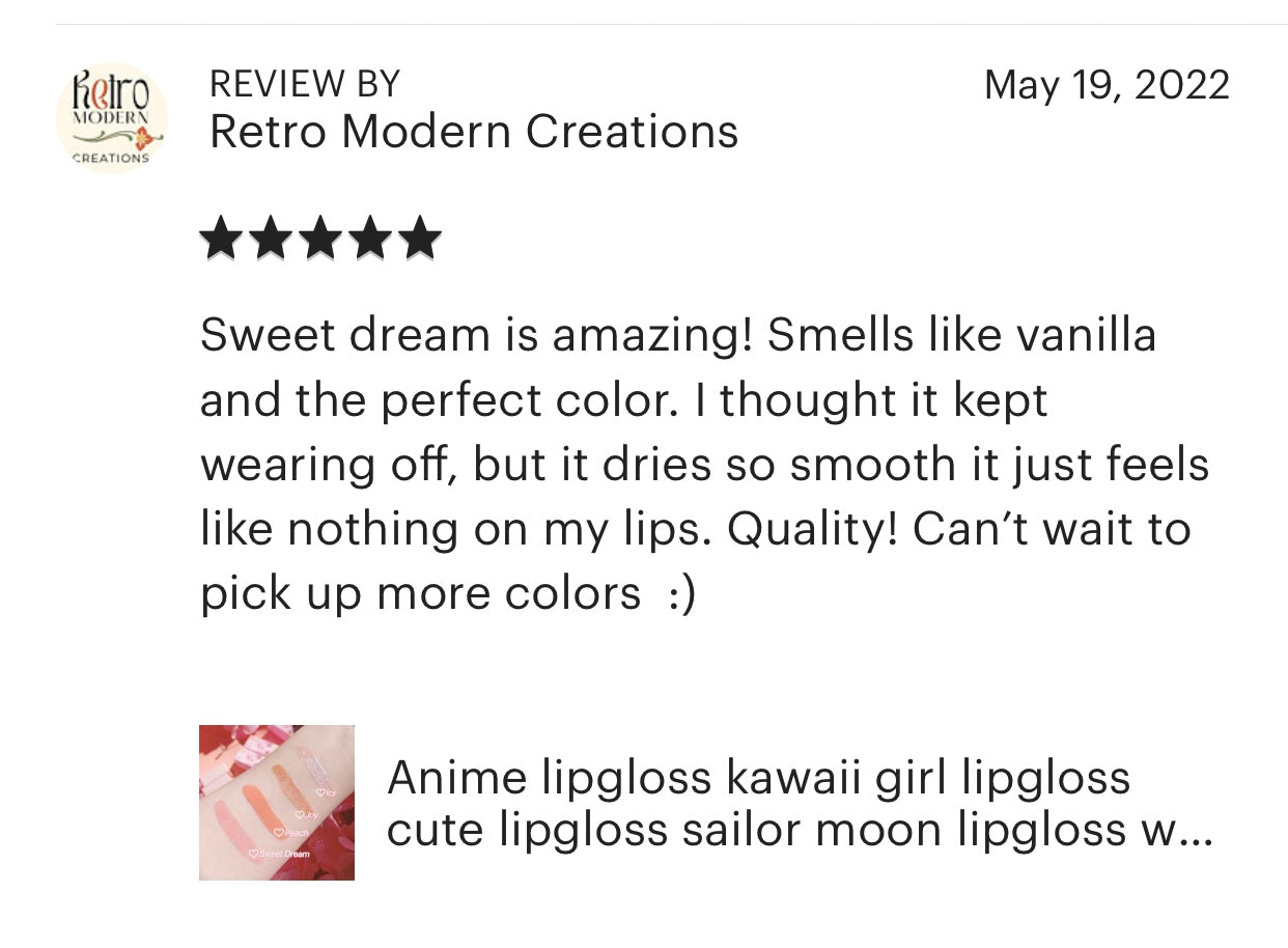 Kawaii Anime Girl Lipgloss Waterproof