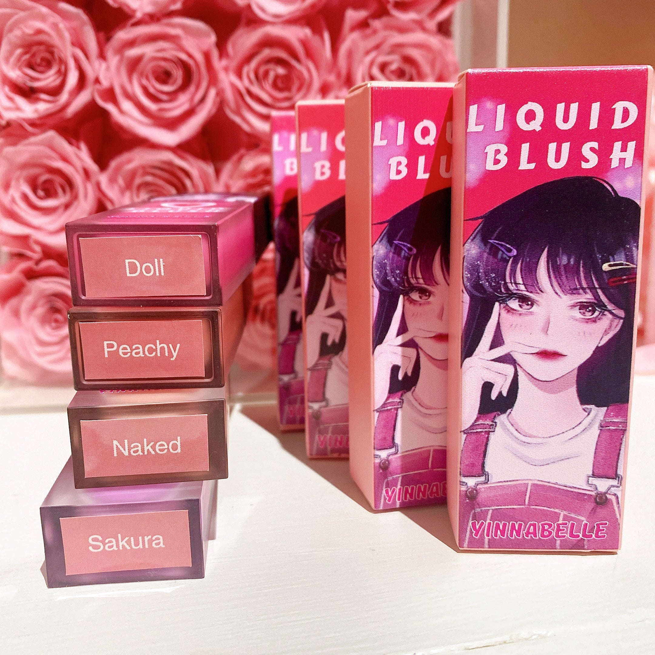Bundle - All 4 Colors Anime Girl Liquid Blush
