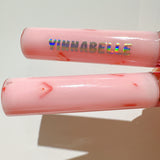 Pink Drink Strawberry Coconut lipgloss handmade, vegan, jelly texture lipgloss squeeze tube